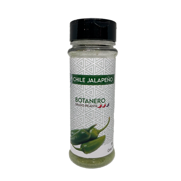 Chile JALAPEÑO Botanero,  bote con 50g